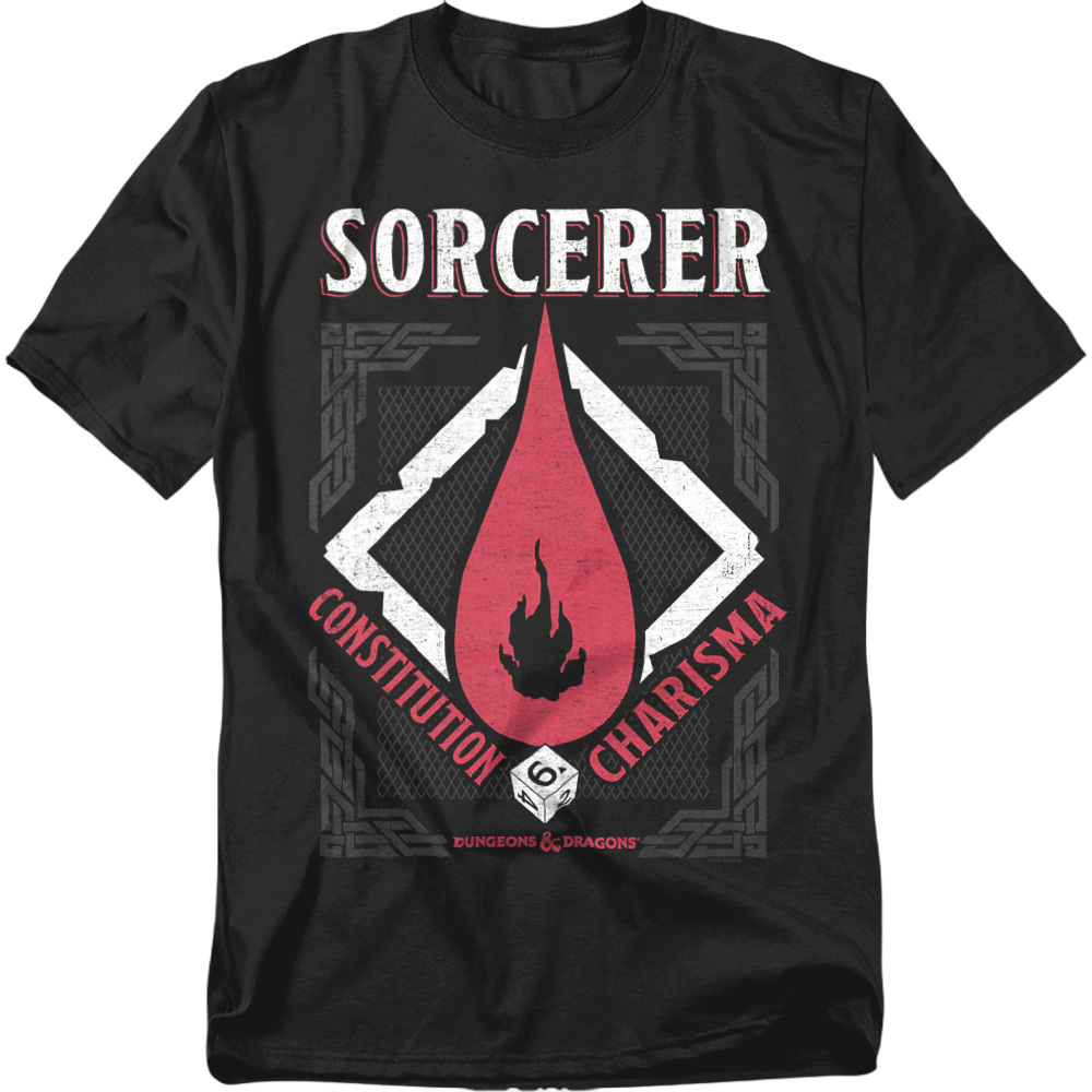 Sorcerer Logo Dungeons & Dragons T-Shirt product image 1