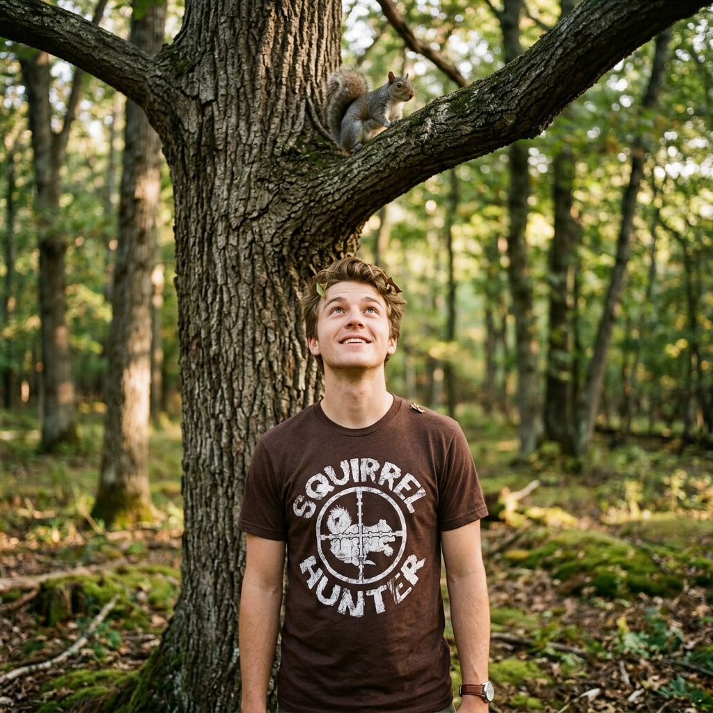 Squirrel Hunter Men's T Shirt product image 2
