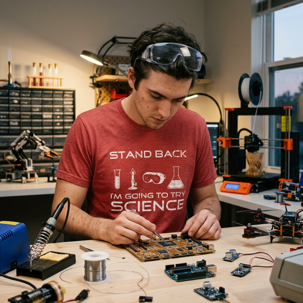 Stand Back I'm Going To Try Science Men's T Shirt product image 2
