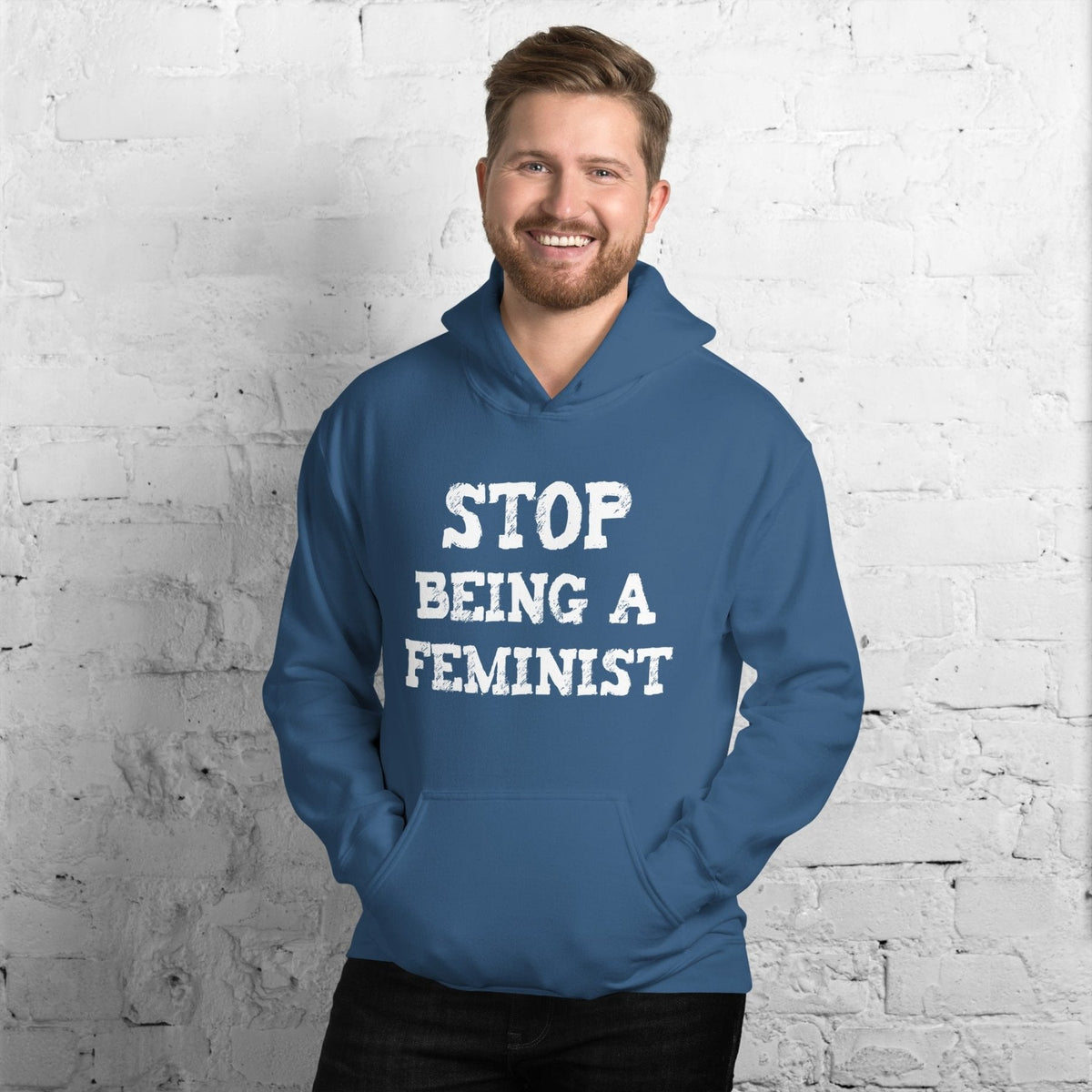 Stop Being a Feminist Hoodie product image 3