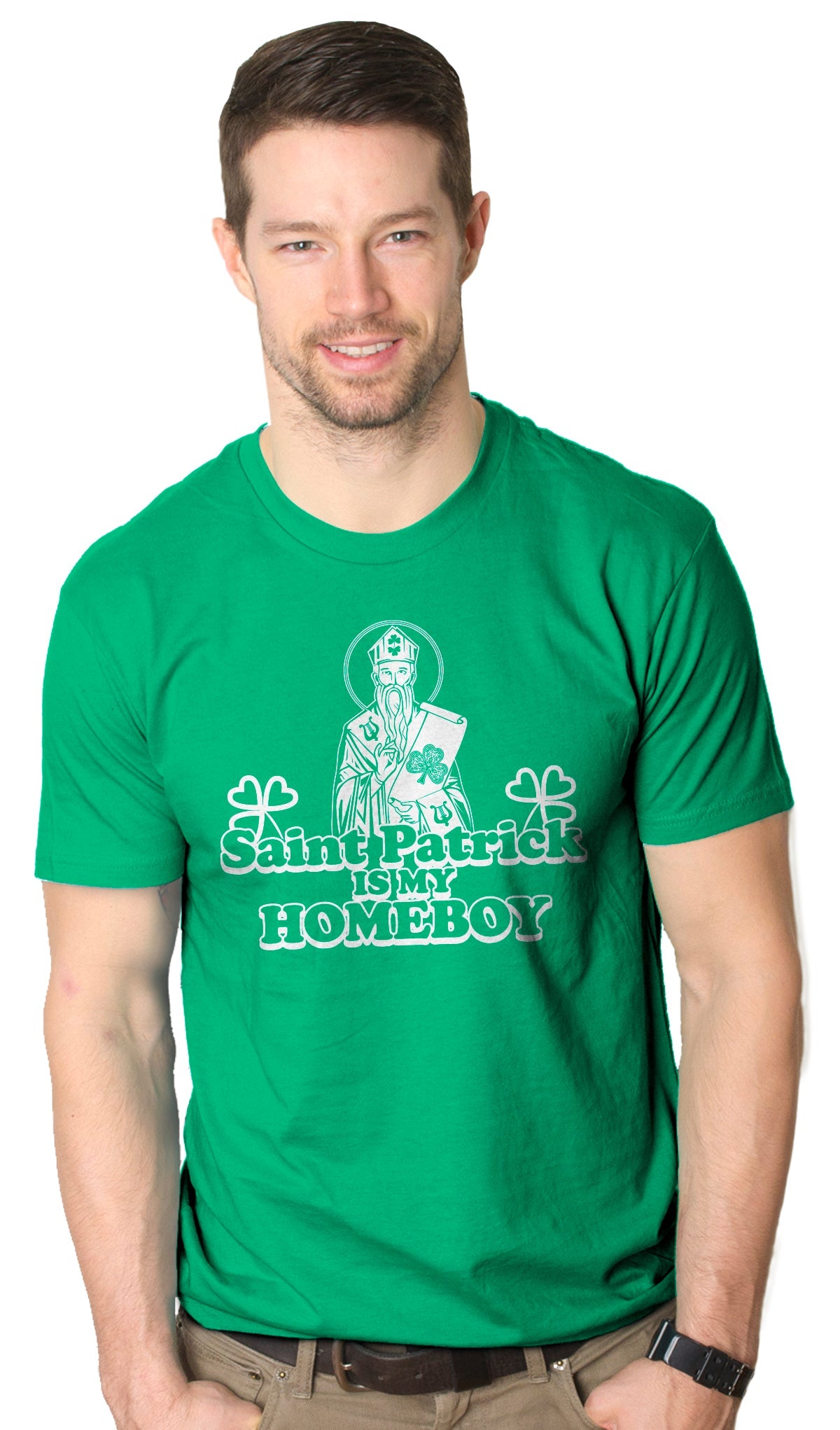 St. Patrick Is My Homeboy Men's T Shirt product image 2