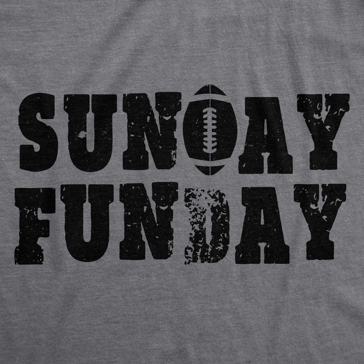 Sunday Funday Vintage Football Men's T Shirt product image 2