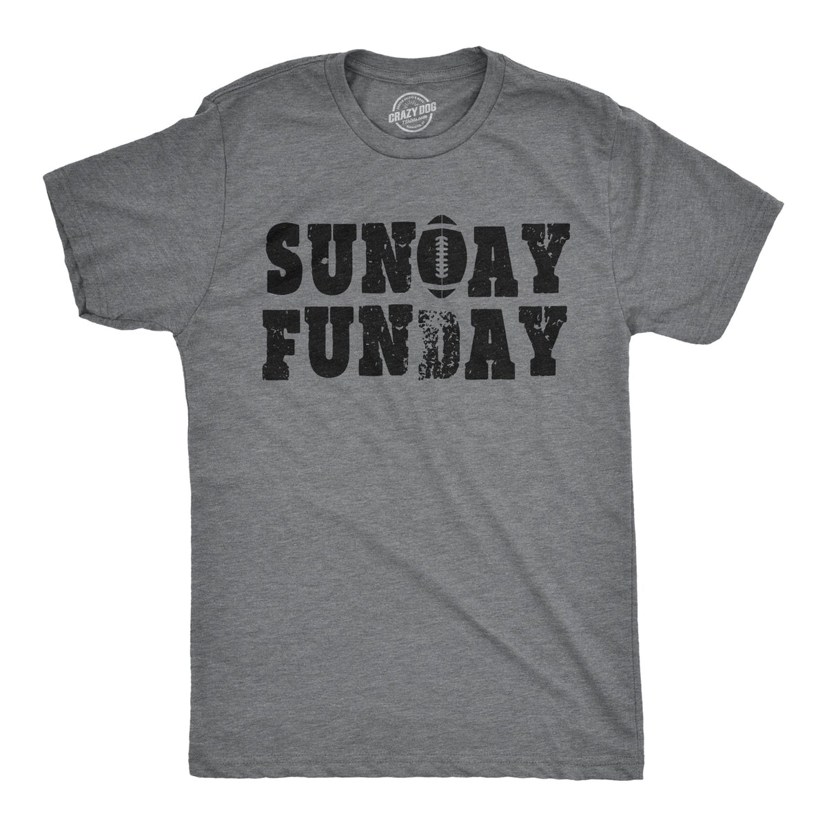 Sunday Funday Vintage Football Men's T Shirt product image 1