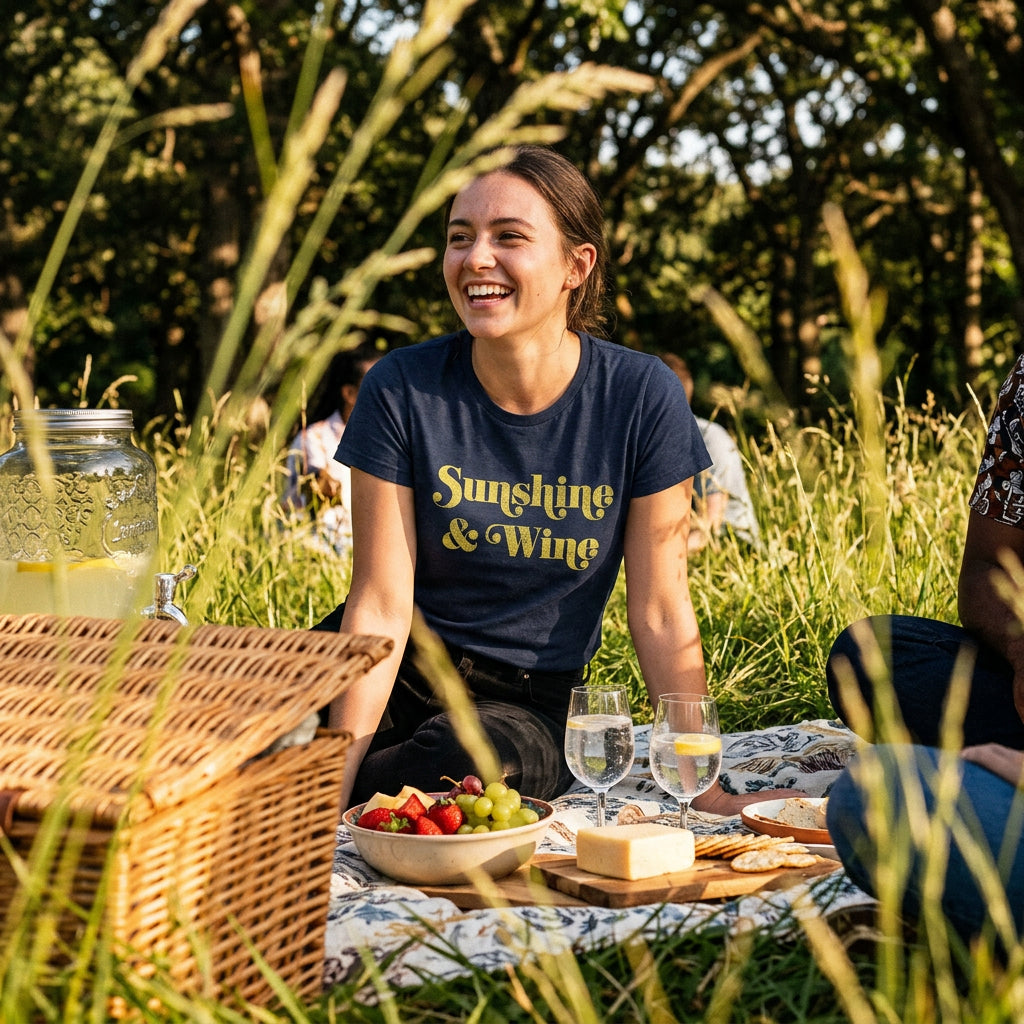 Sunshine And Wine Women's T Shirt product image 6