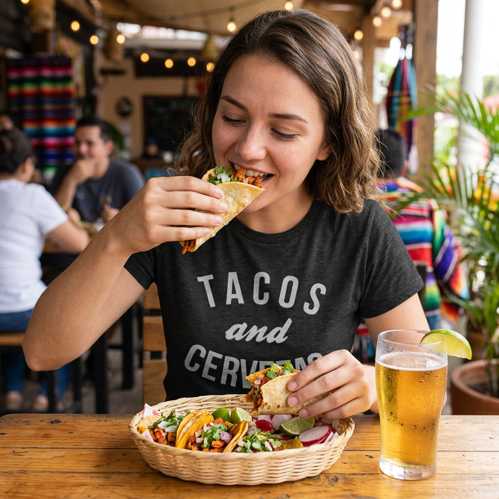 Tacos and Cervezas Women's T Shirt product image 9