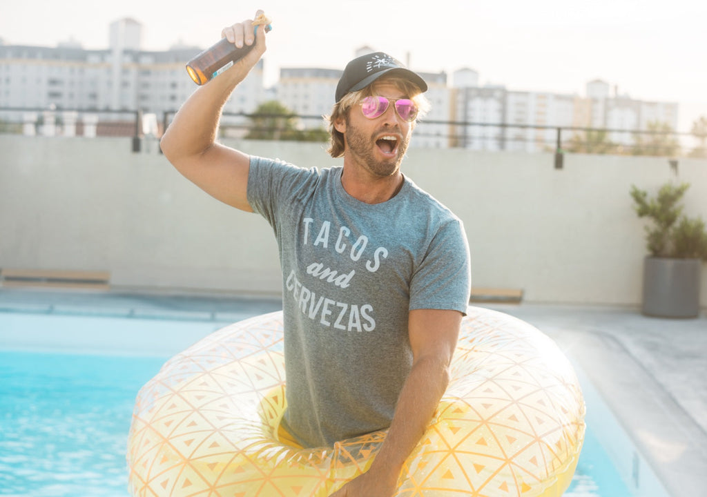 Tacos and Cervezas Men's T Shirt product image 2