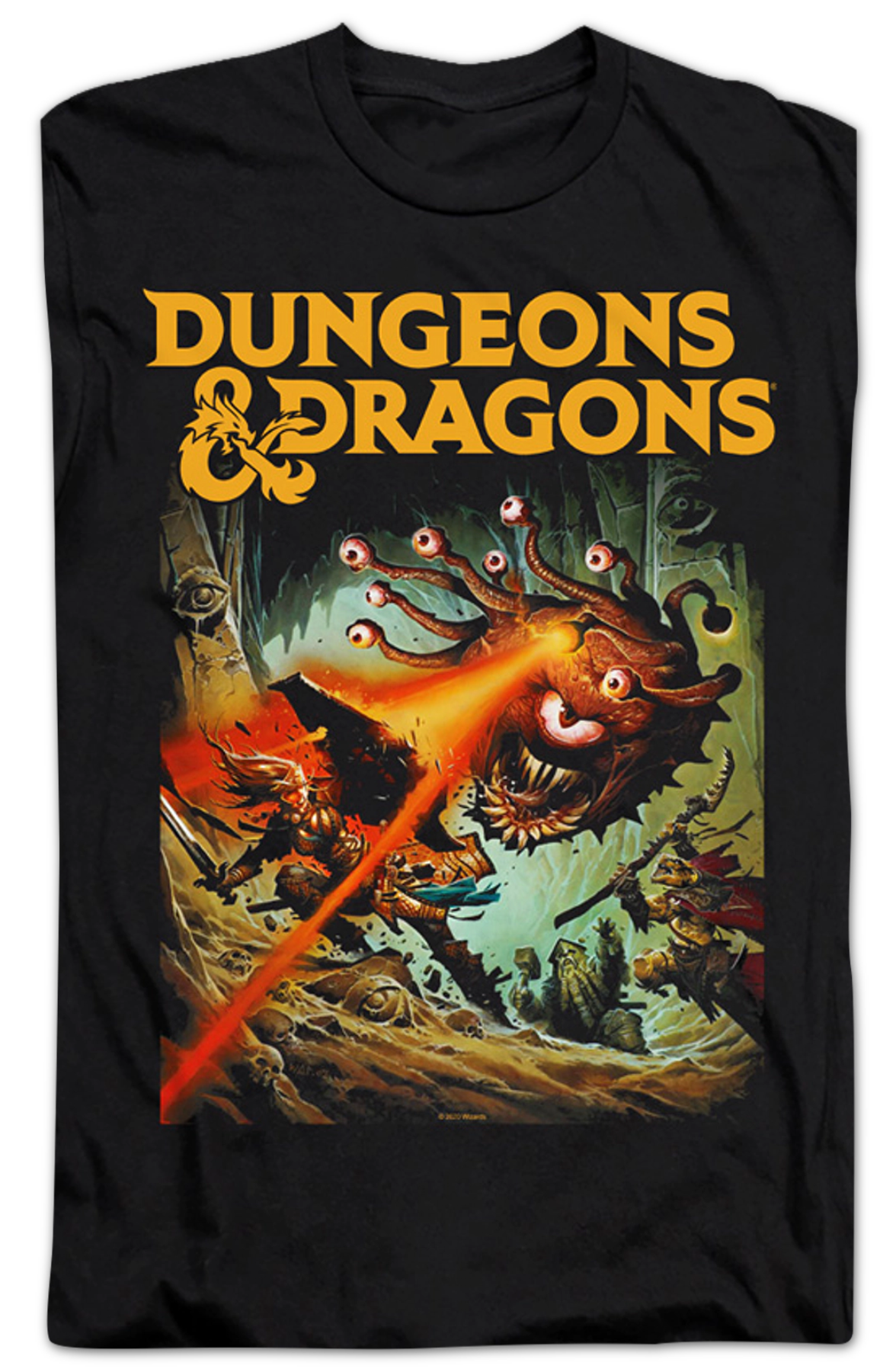 The Beholder Attacks Dungeons & Dragons T-Shirt product image 2