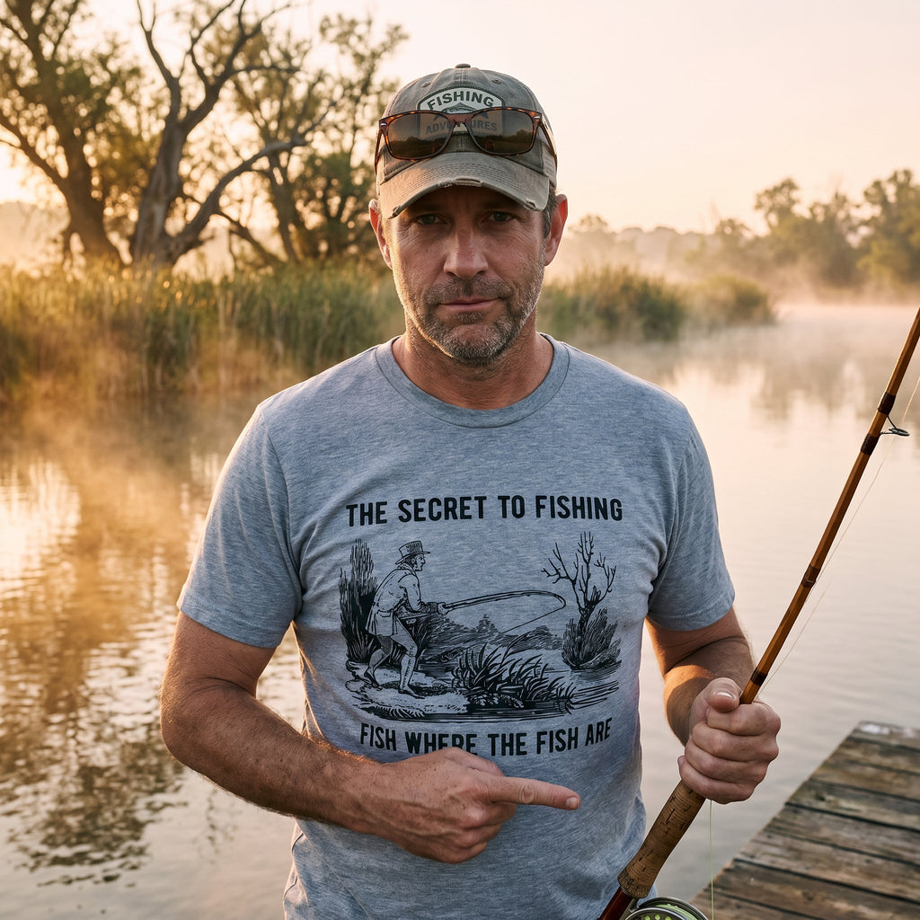 The Secret To Fishing Men's T Shirt product image 2