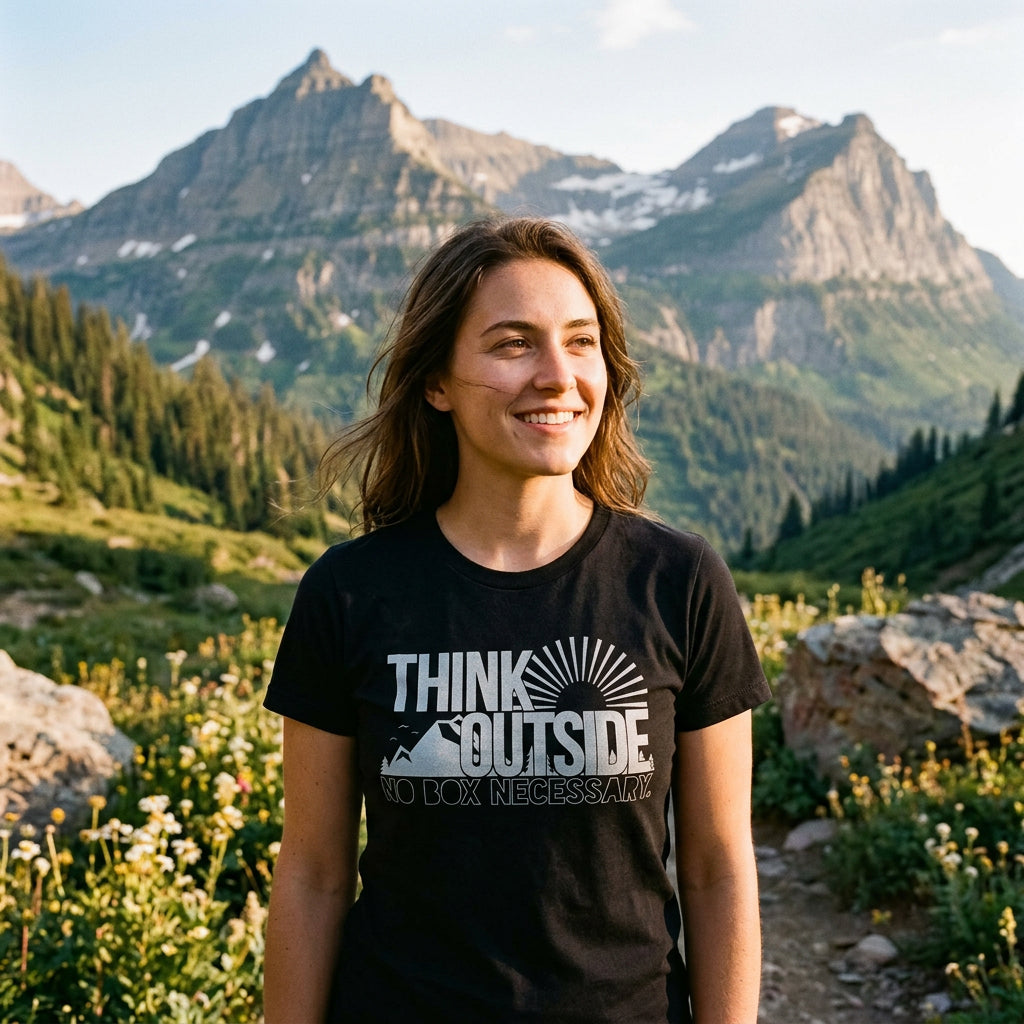 Think Outside No Box Necessary Women's T Shirt product image 10