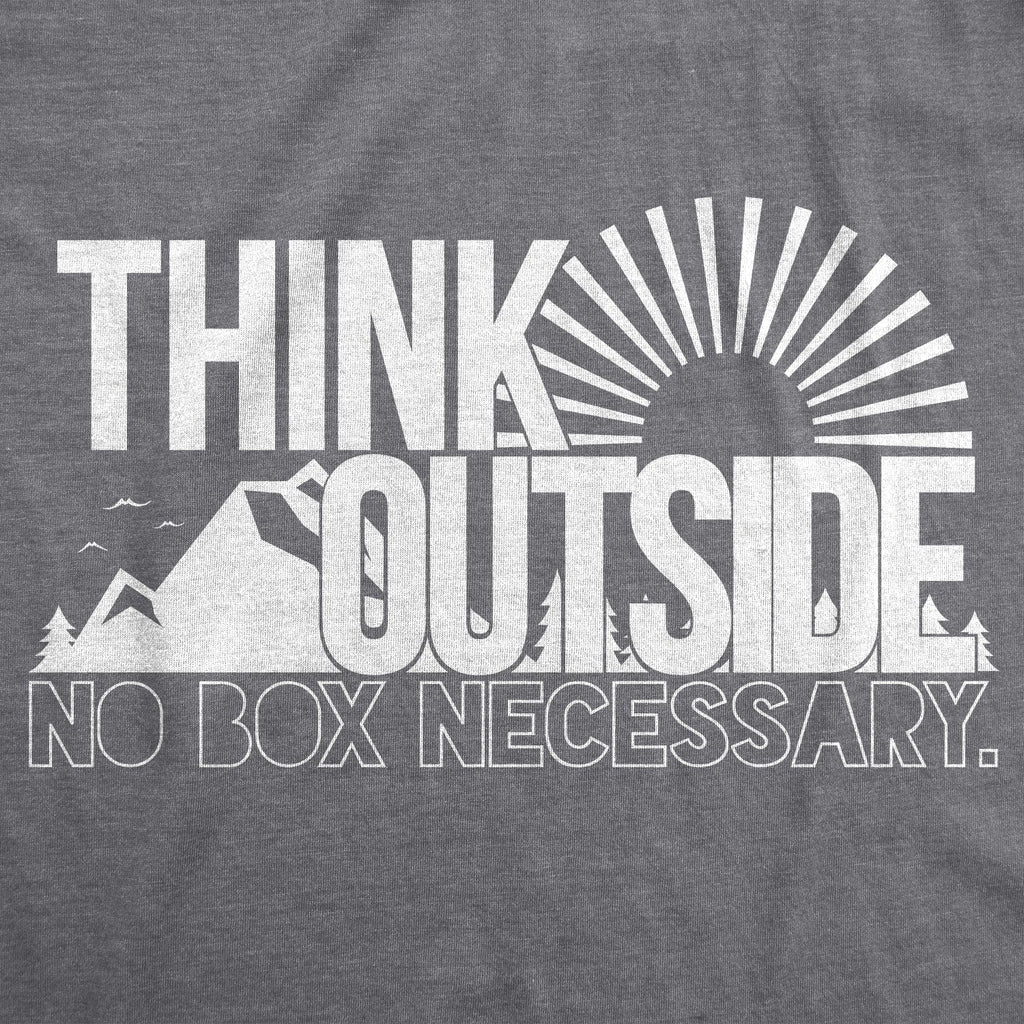 Think Outside No Box Necessary Men's T Shirt product image 3