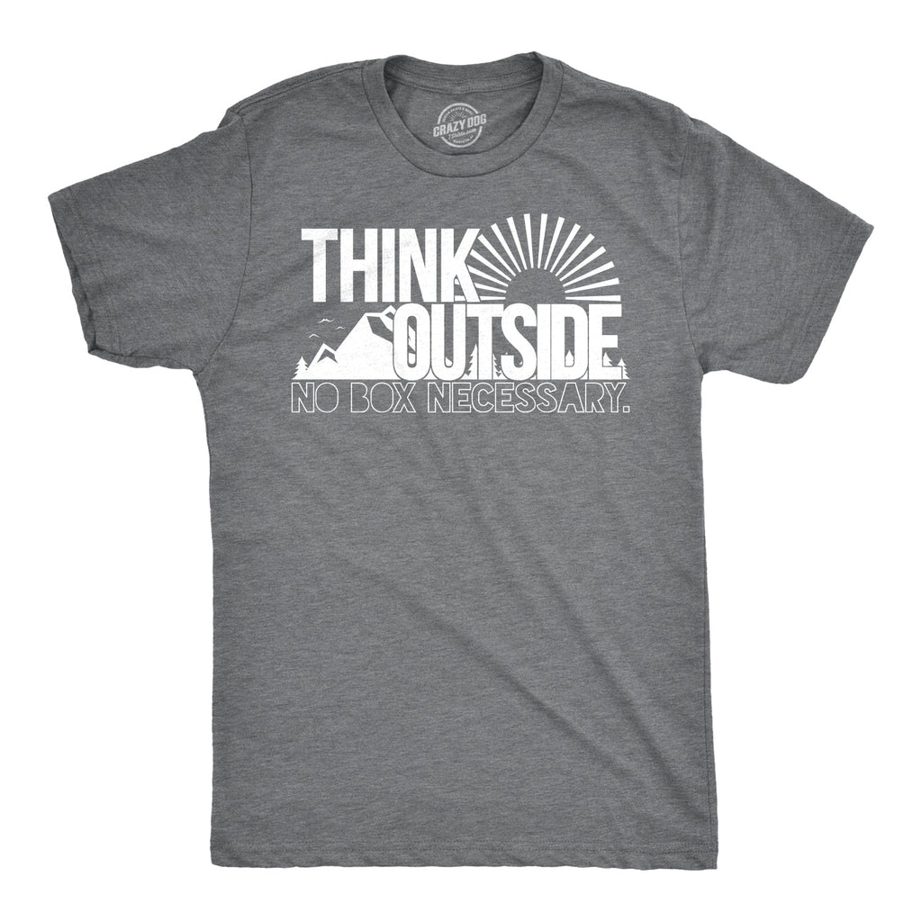 Think Outside No Box Necessary Men's T Shirt product image 1
