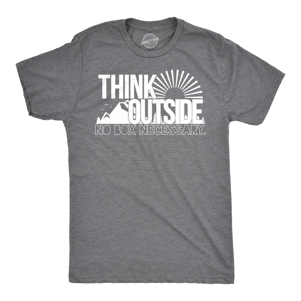 Think Outside No Box Necessary Men's T Shirt product image 1
