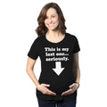 Maternity This Is My Last One Seriously Pregnancy T shirt product image 1