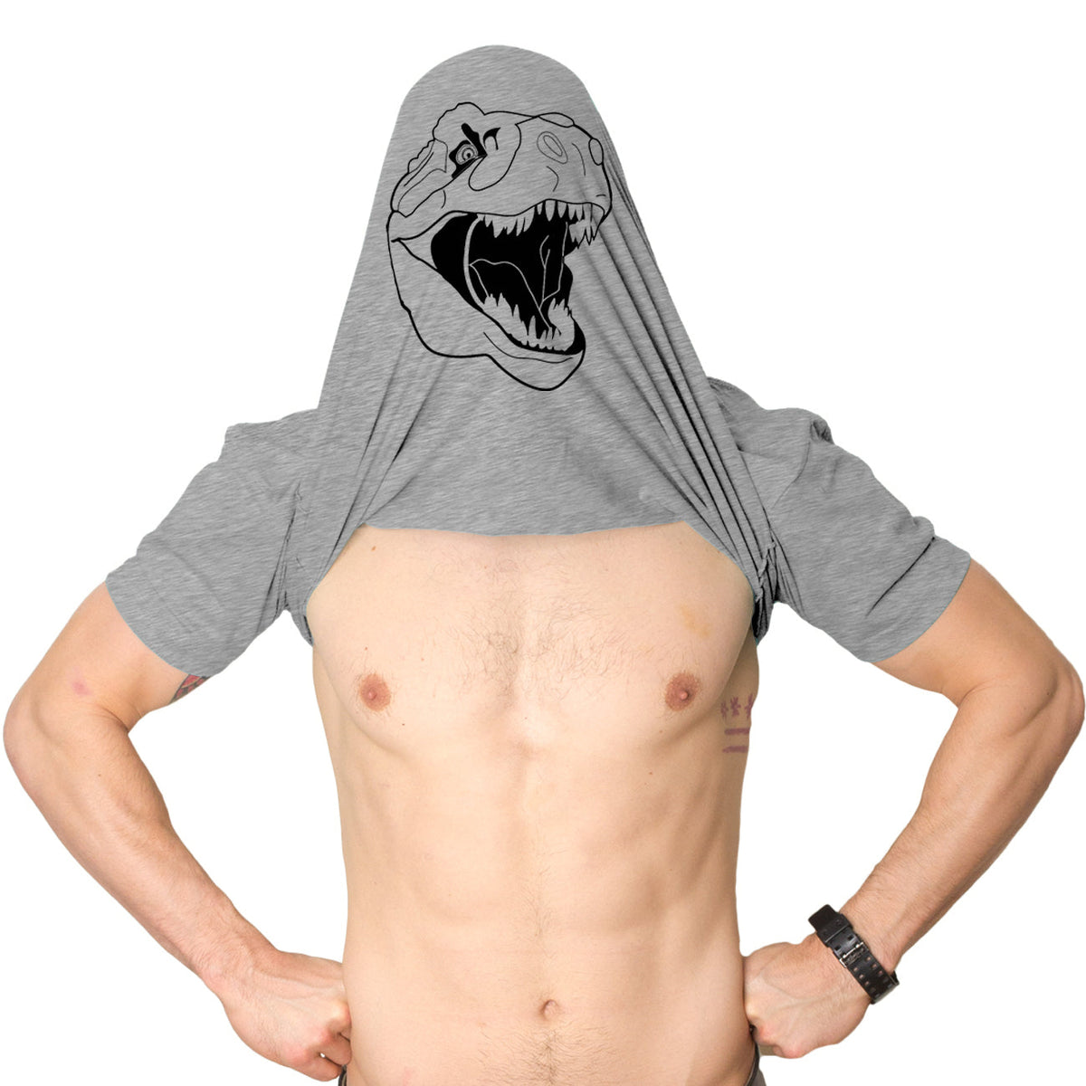 Ask Me About My T-Rex Flip Men's T Shirt product image 8