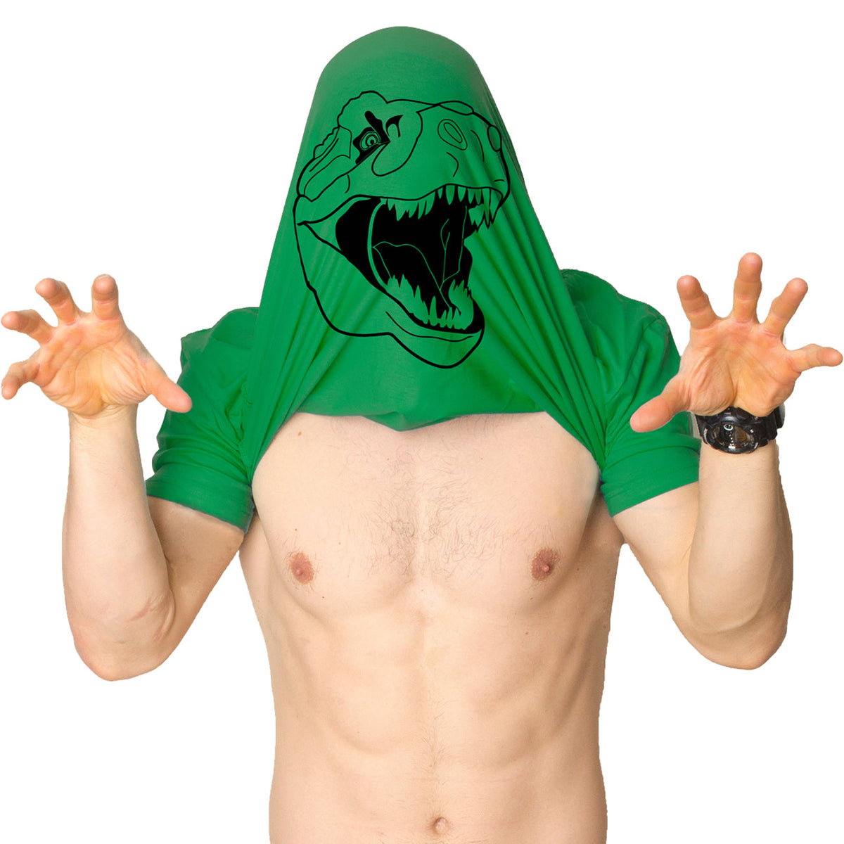 Ask Me About My T-Rex Flip Men's T Shirt product image 7