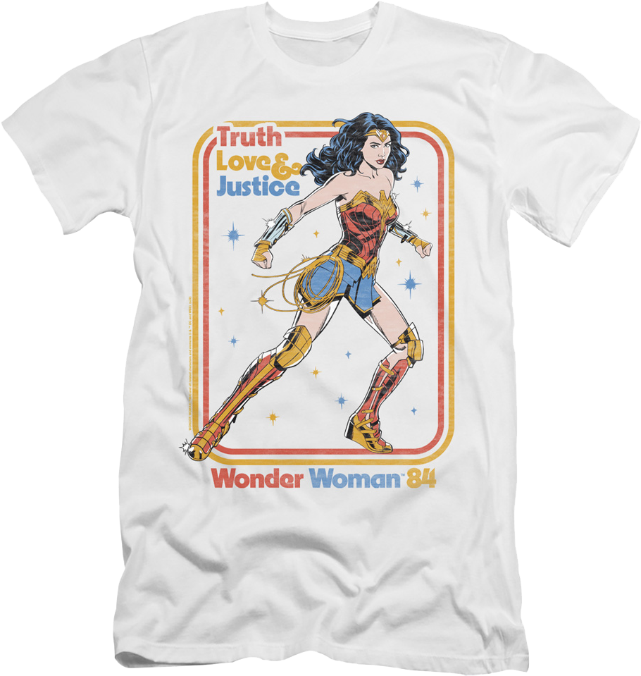 Truth Love & Justice Wonder Woman T-Shirt product image 1