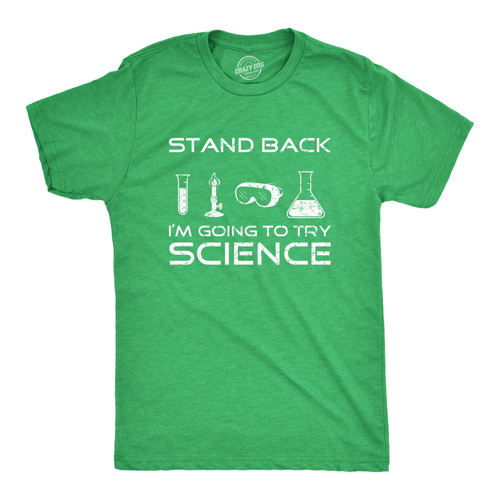 Stand Back I'm Going To Try Science Men's T Shirt product image 5
