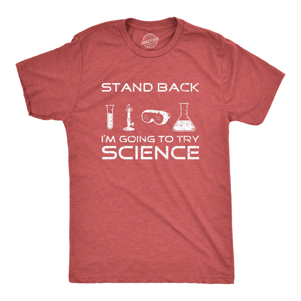Stand Back I'm Going To Try Science Men's T Shirt product image 1