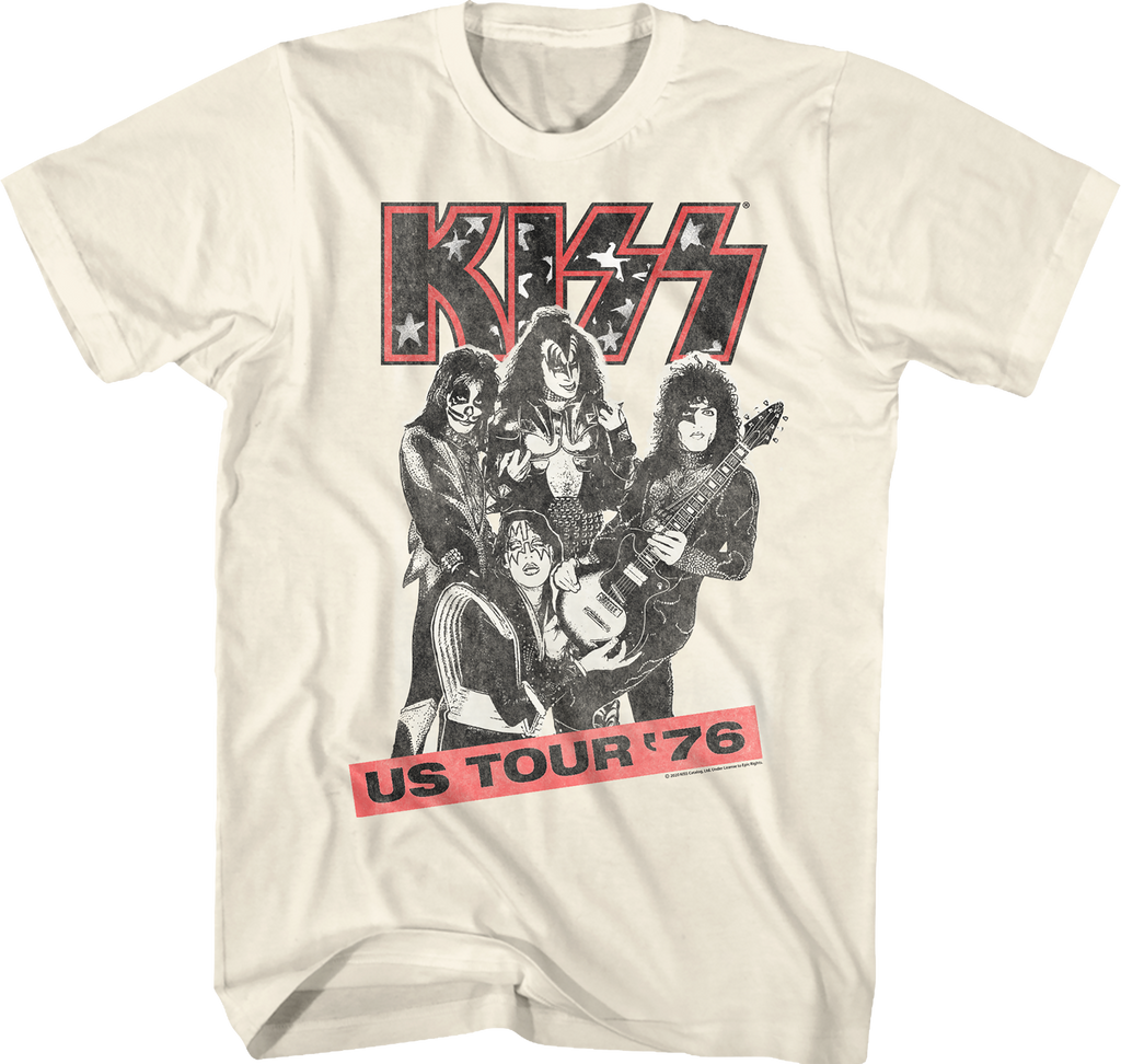US Tour '76 KISS Shirt product image 1