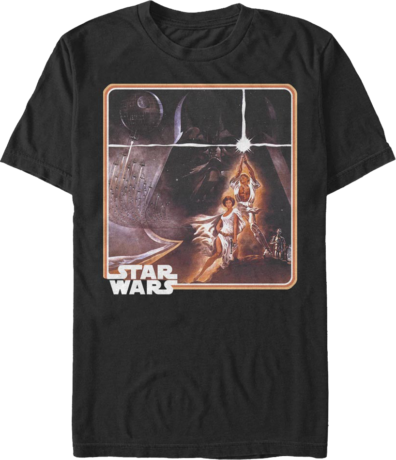 Vintage Episode IV Poster Star Wars T-Shirt