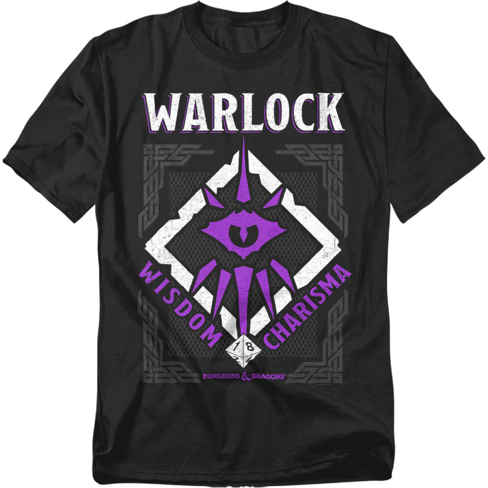 Warlock Logo Dungeons & Dragons T-Shirt product image 2