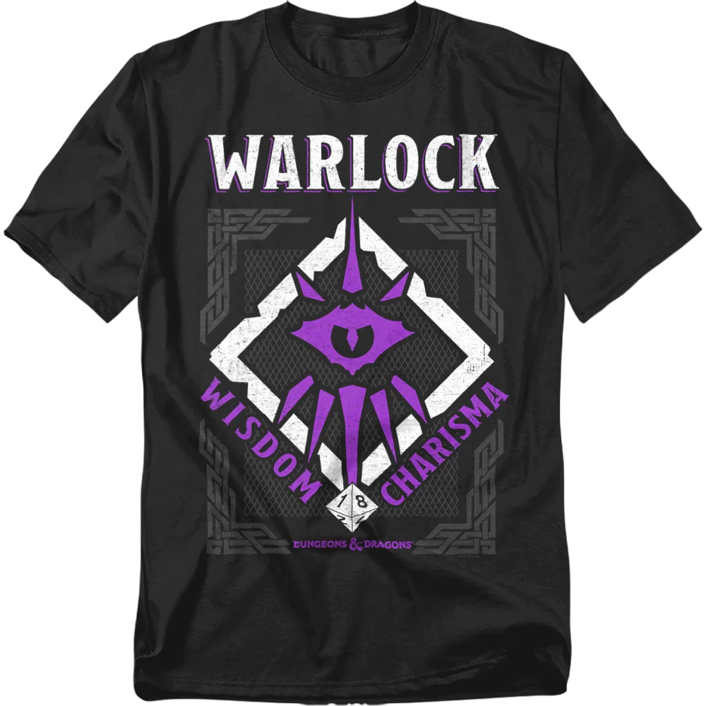 Warlock Logo Dungeons & Dragons T-Shirt product image 1
