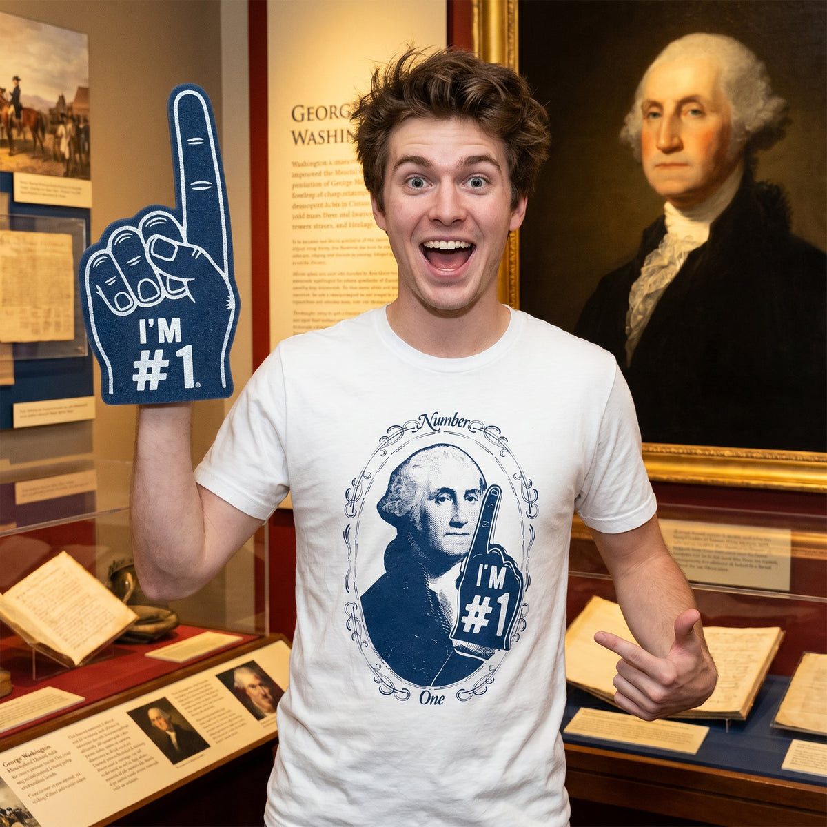 George Washington #1 Men's T Shirt product image 2