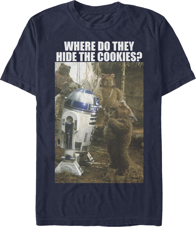 Where Do They Hide The Cookies Star Wars T-Shirt product image 1