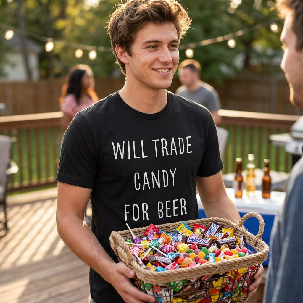 Will Trade Candy For Beer Men's T Shirt product image 2