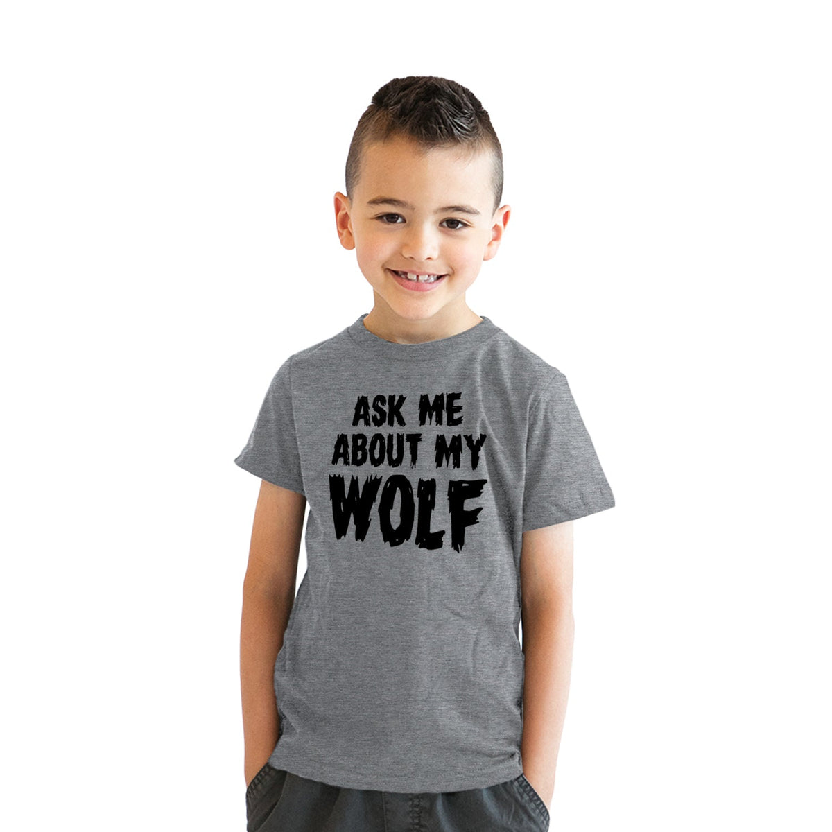Ask Me About My Werewolf Flip Youth T Shirt product image 1