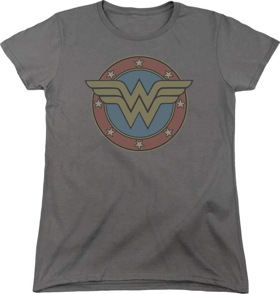 Womens Classic Wonder Woman Logo Shirt product image 1