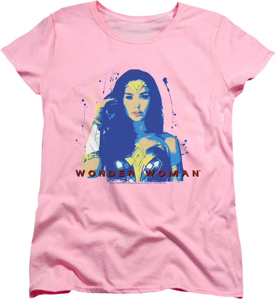 Womens Painting Wonder Woman Shirt product image 1