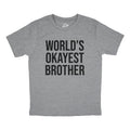 World's Okayest Brother Youth T Shirt product image 1