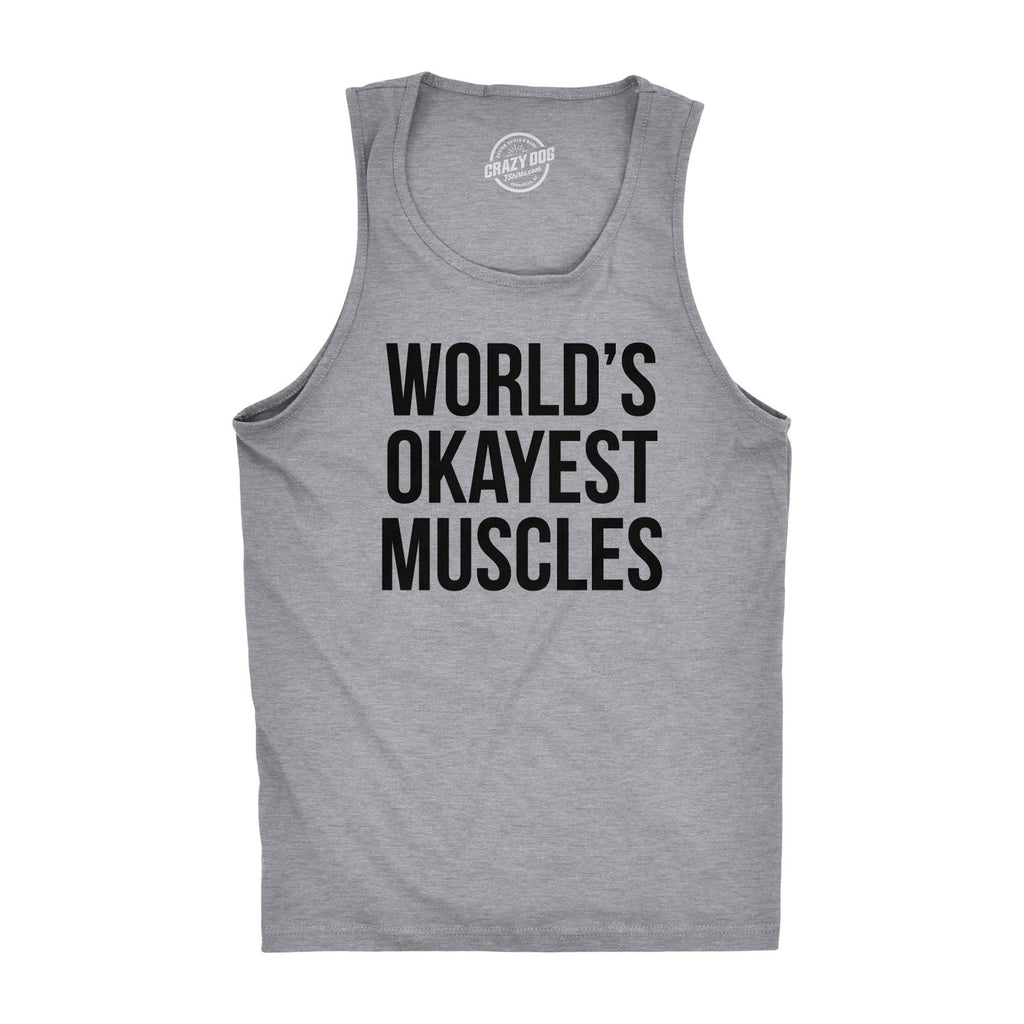 World's Okayest Muscles Men's Tank Top