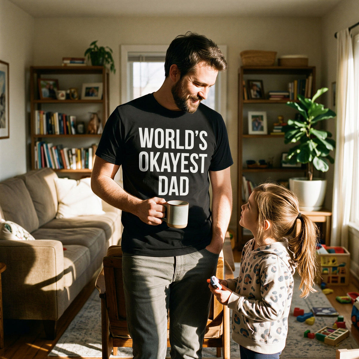 World's Okayest Dad Men's T Shirt product image 17