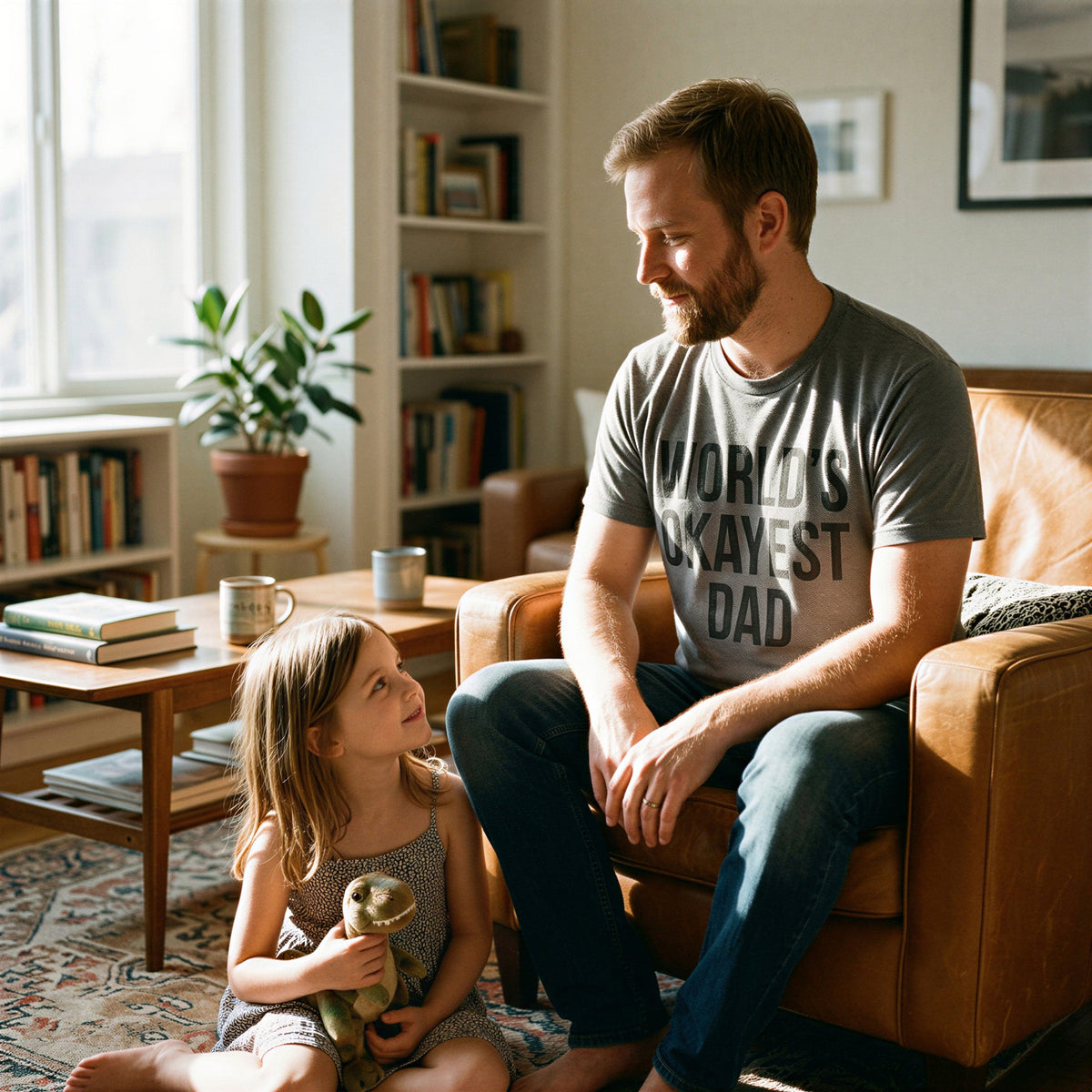 World's Okayest Dad Men's T Shirt product image 3