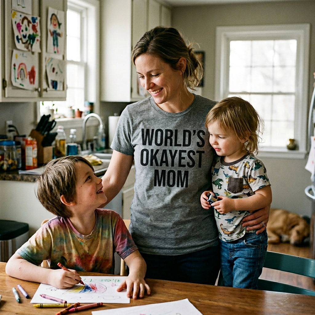 World's Okayest Mom Women's T Shirt product image 17