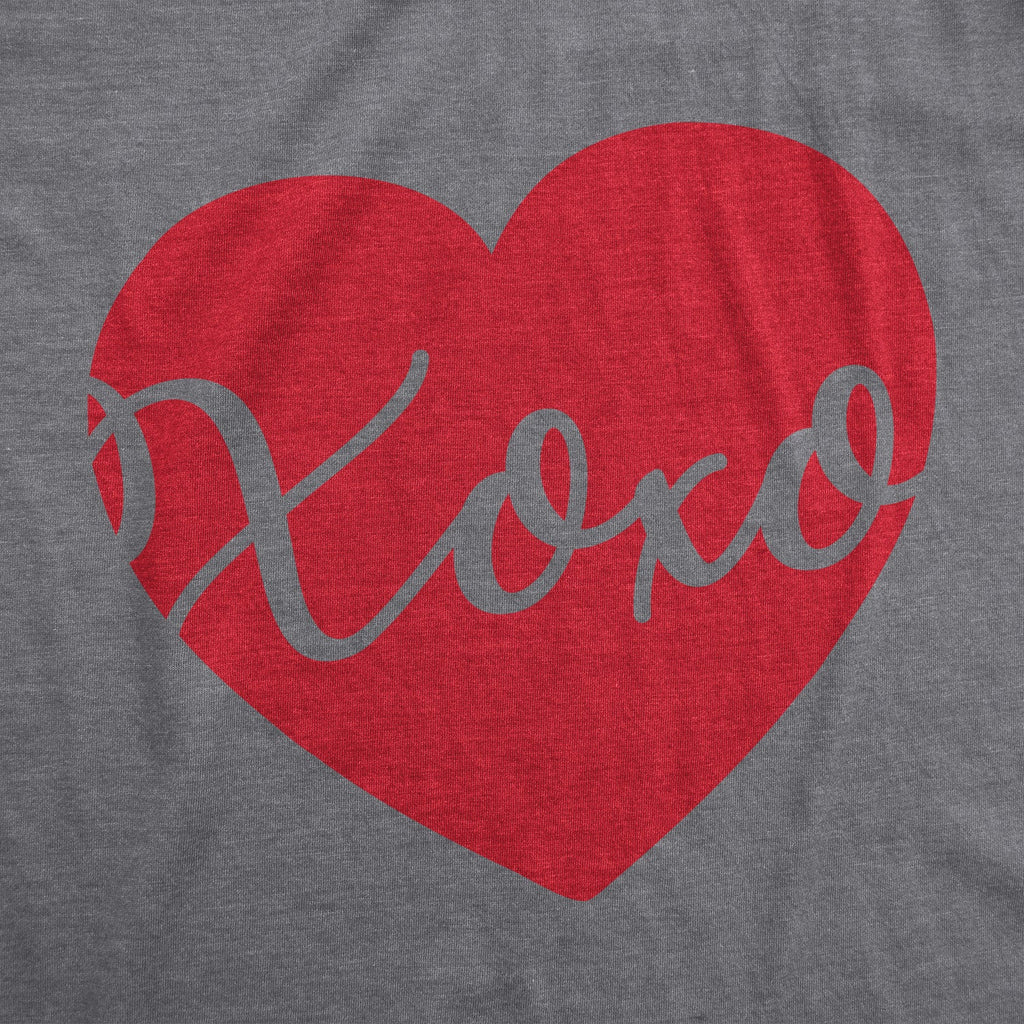 XOXO Script Heart Women's T Shirt product image 3