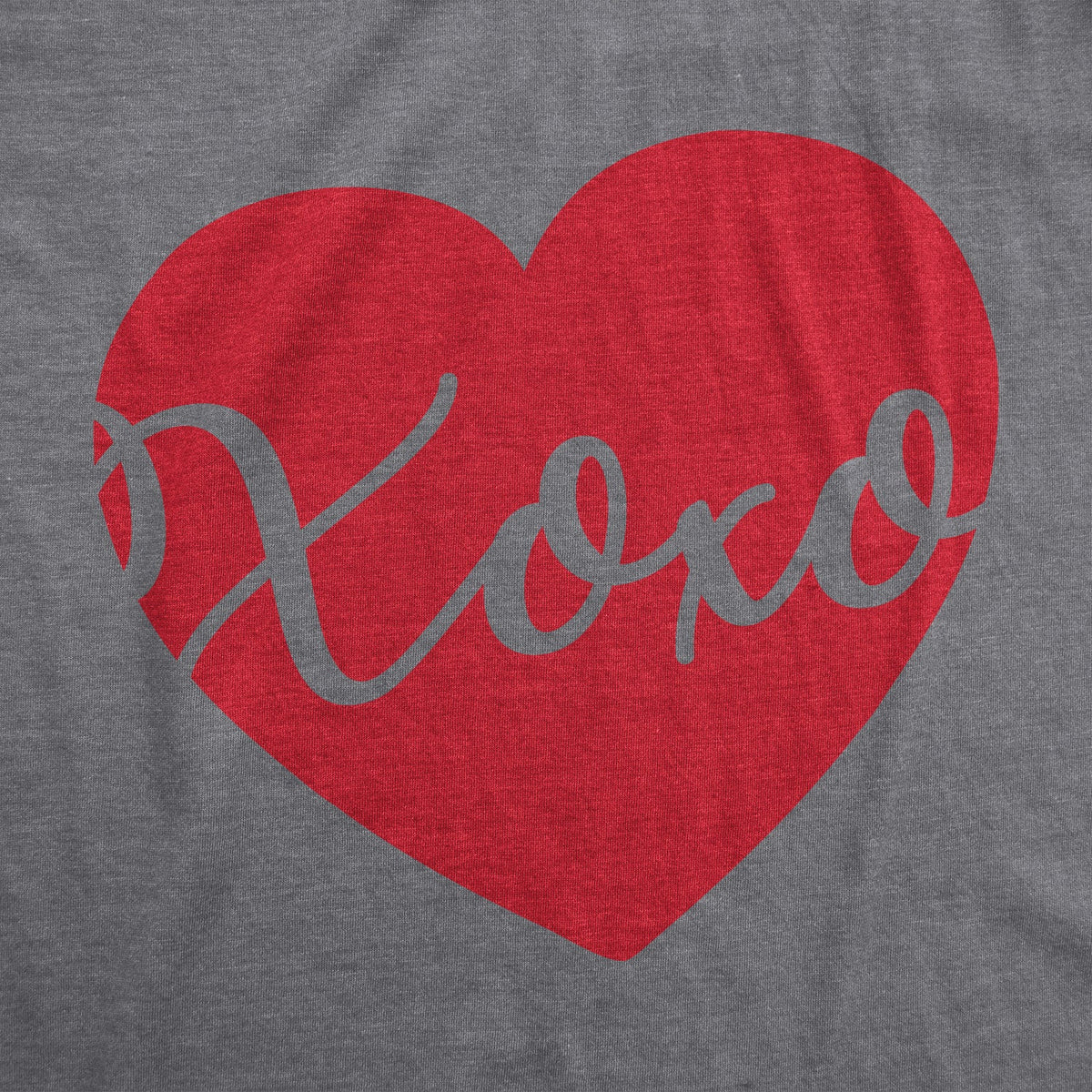 XOXO Script Heart Women's T Shirt product image 3