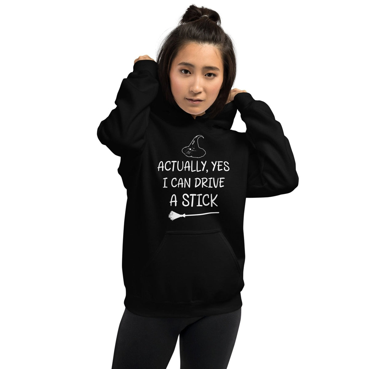 Yes I Can Drive a Stick Witch Hoodie product image 2