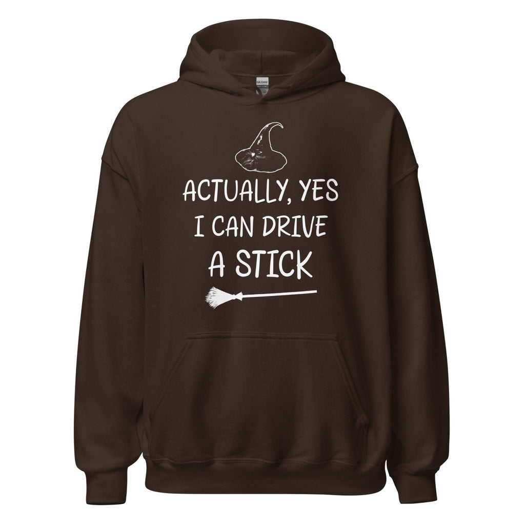 Yes I Can Drive a Stick Witch Hoodie product image 6