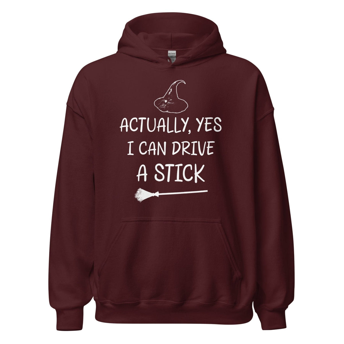 Yes I Can Drive a Stick Witch Hoodie product image 5
