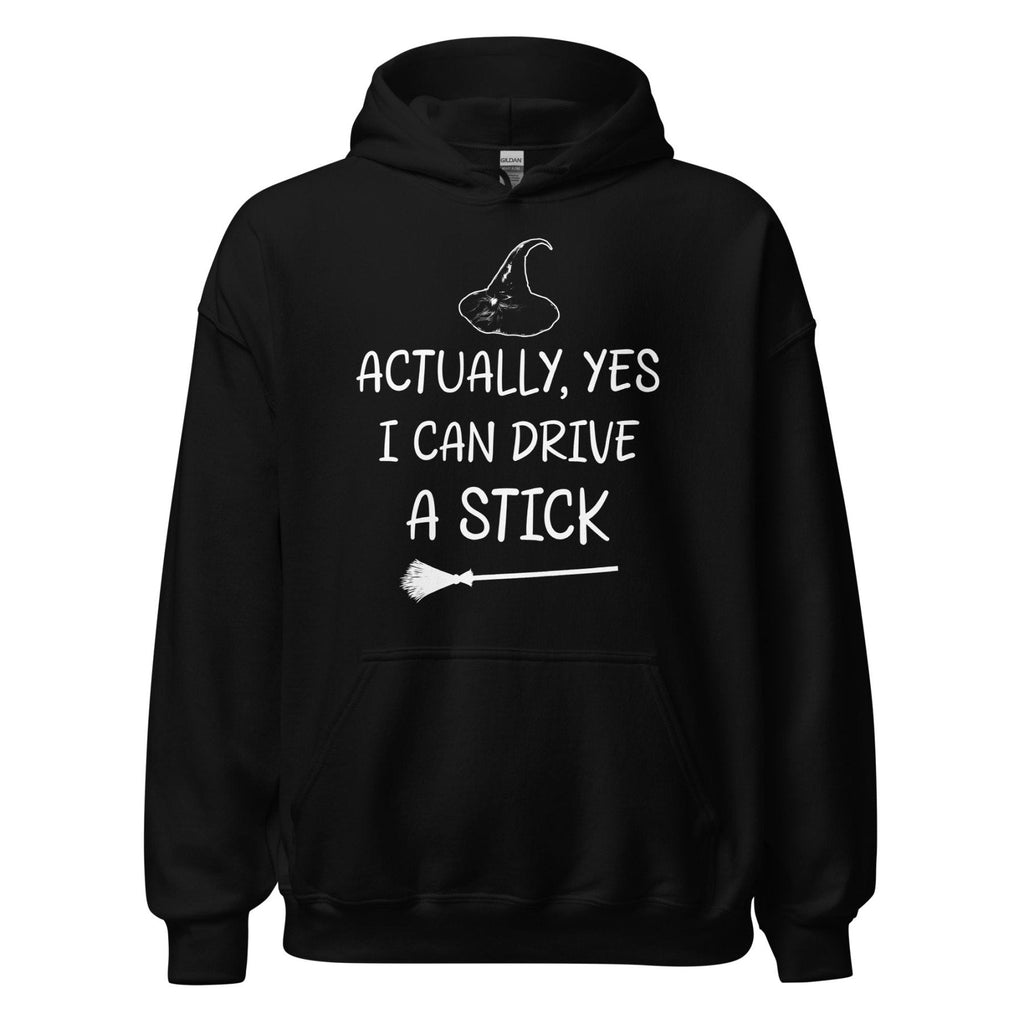 Yes I Can Drive a Stick Witch Hoodie product image 1