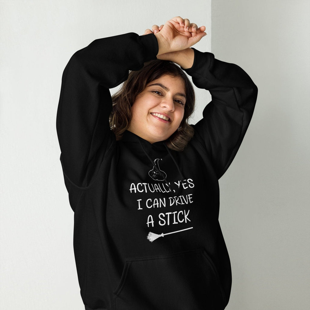 Yes I Can Drive a Stick Witch Hoodie product image 3