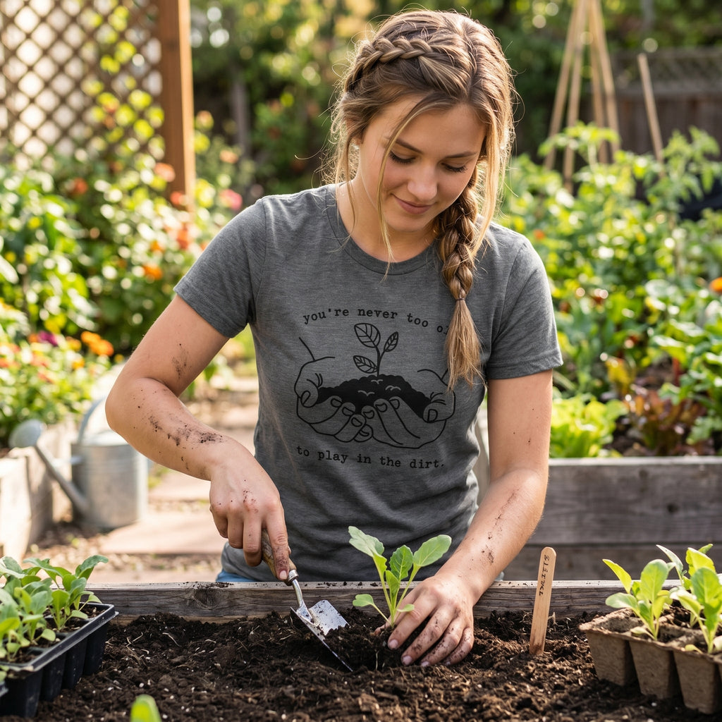 You're Never Too Old To Play In The Dirt Women's T Shirt product image 4