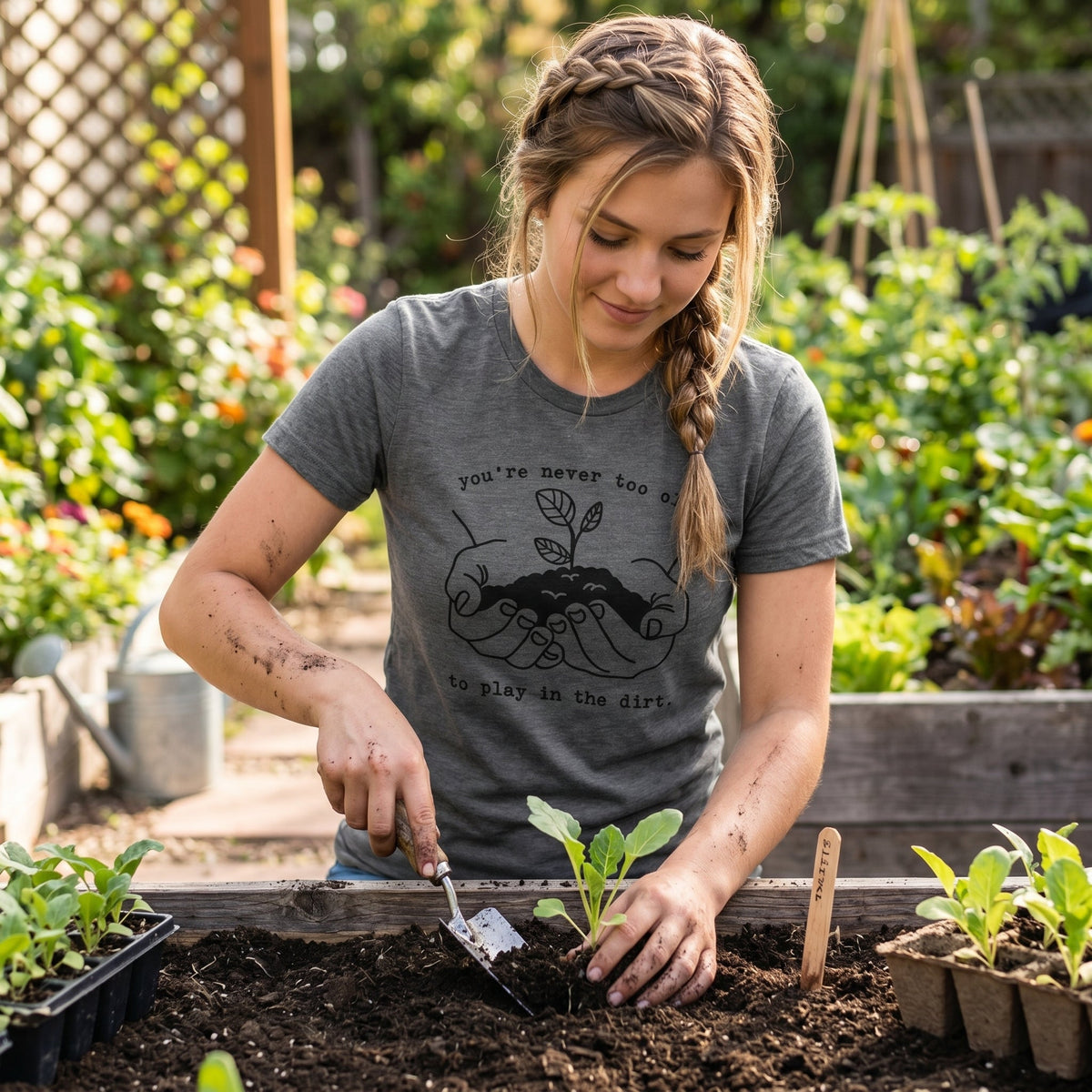 You're Never Too Old To Play In The Dirt Women's T Shirt product image 4