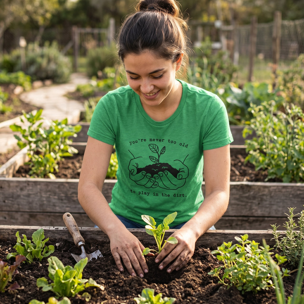 You're Never Too Old To Play In The Dirt Women's T Shirt product image 8