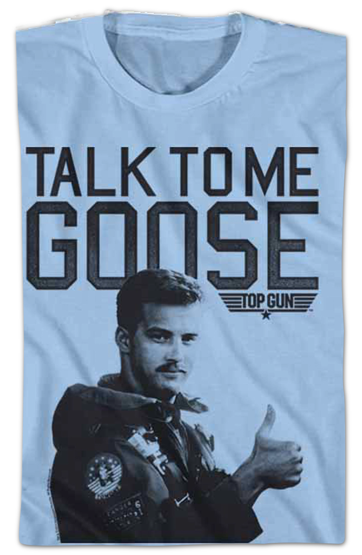Youth Blue Talk To Me Goose Top Gun Shirt product image 2