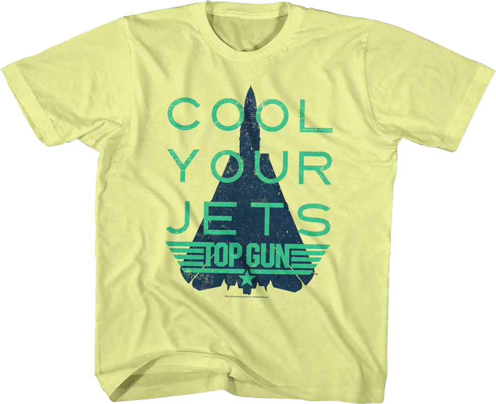 Youth Cool Your Jets Top Gun Shirt product image 1