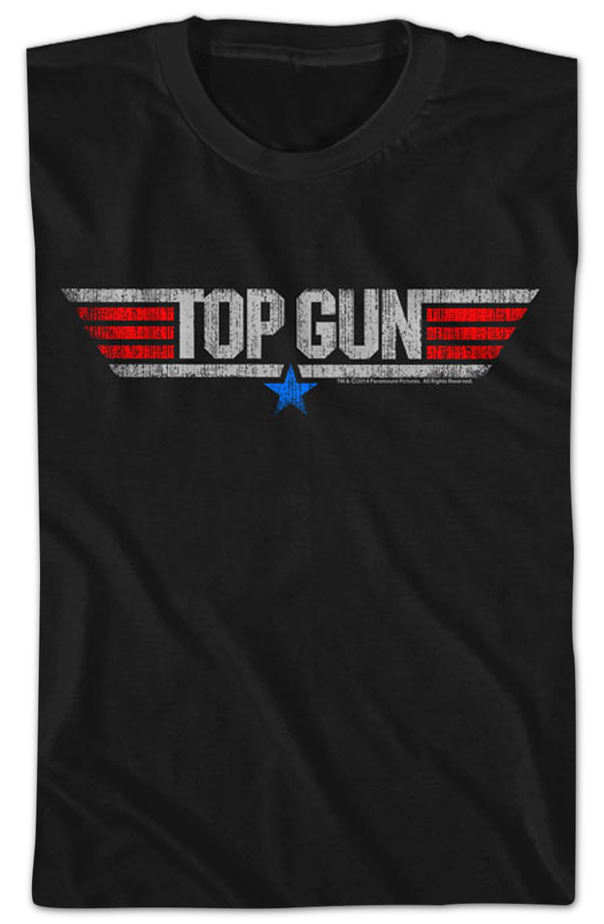 Youth Distressed Logo Top Gun Shirt product image 2